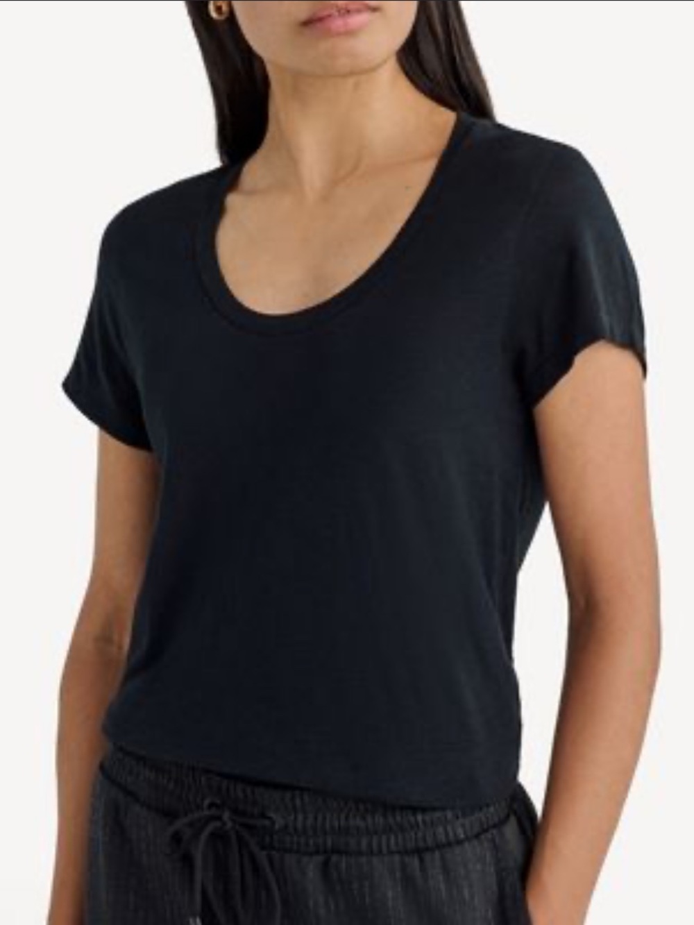 Tommy Bahama Black Cotton T-shirt